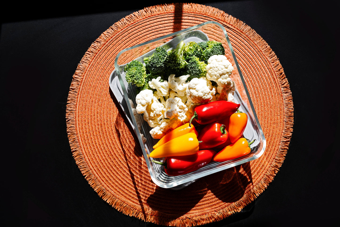 Glass Food Storage Containers - 2 Piece 11 Cup Set (1 Containers + 1 Lids)-1